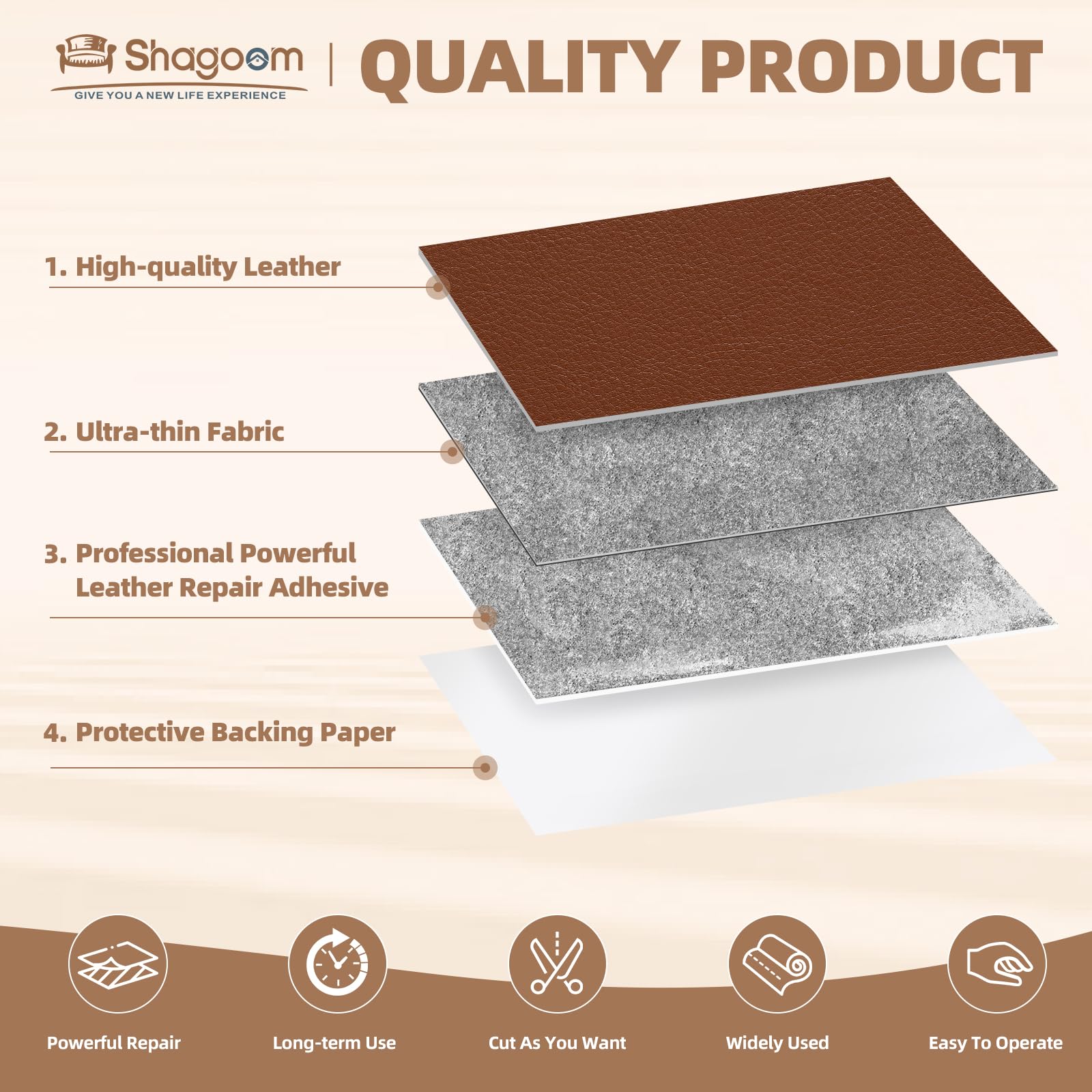 Leather Repair Patch, 17X79 Inch Repair Patch Self Adhesive Waterproof, DIY Large Vinyl Patches for Couches, Furniture, Kitchen Cabinets, Wall （Black, 17X79 Inch）