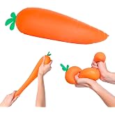Toymendous Squishy Carrot &ndash; Jumbo 11.5 Inch Squishy Vegetable | Giant Stress Relief Toy | Fidget Sensory Food Fun for Kids, Teens &amp; Adults