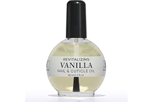 Ellie Chase Moisturizing Cuticle & Nail Care Oil 2.3 Fl Oz - Vanilla Scented – Infused with Jojoba Oil, Aloe, Vitamin E – Nail & Cuticle Hydration, Repair, Moisturizer, Strengthener, Growth