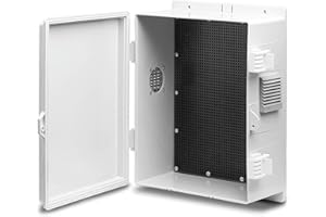 Namunanee Outdoor Electrical Junction Box, ABS Water Resistant Enclosure with Internal Mounting Panel & Hinged Cover, 9.2"H* 7"L* 4.6"W