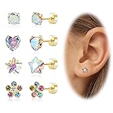 Hypoallergenic Earrings for Girls Toddler Surgical