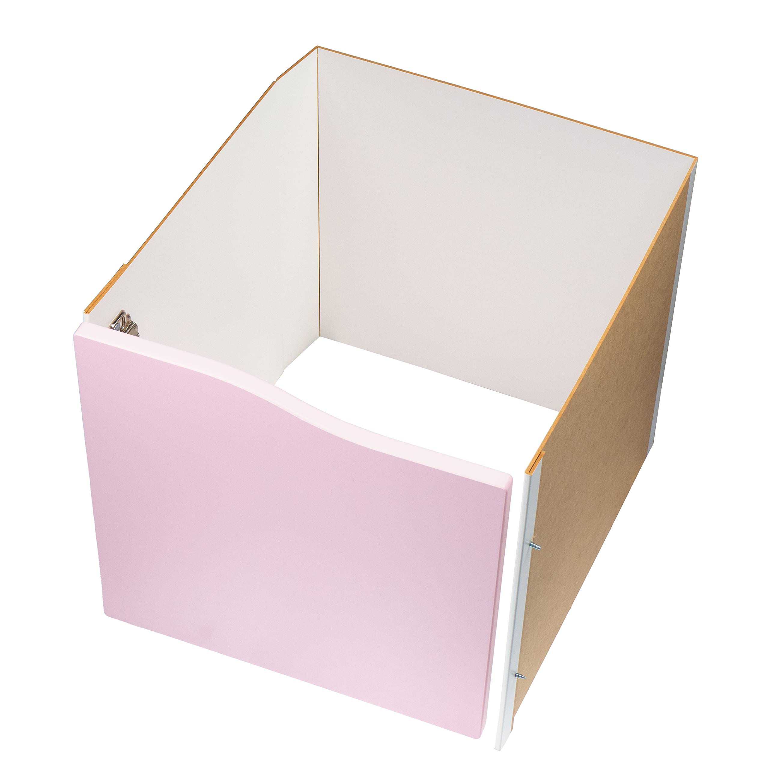 Ikea KALLAX Insert With Door, Pale Pink, 33x33 Centimetres, 404.967.39