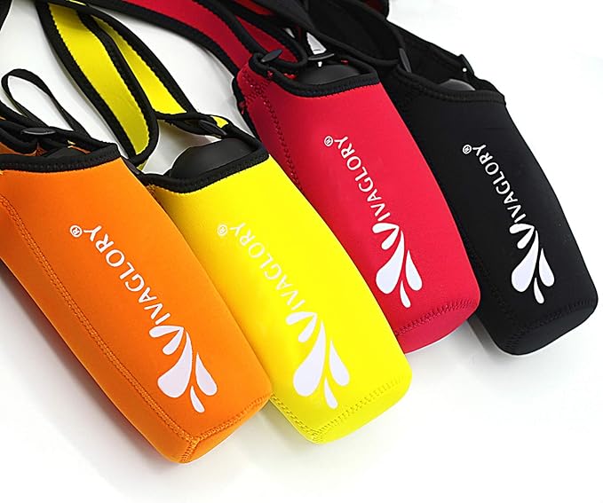 VIVAGLORY Sports Water Bottle Carrier, Insulated Neoprene Water Bottle