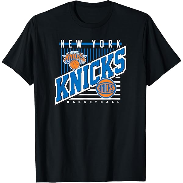 Amazon.com: NBA New York Knicks Wave Outline Team Logo T-Shirt