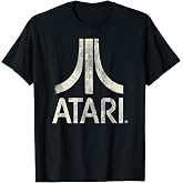 Atari Classic Video Game Logo Design Print T-Shirt