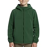Spring&Gege Boys Girls Hooded Polar Fleece Jacket Kids Full Zip Fleece Jacket With Hood