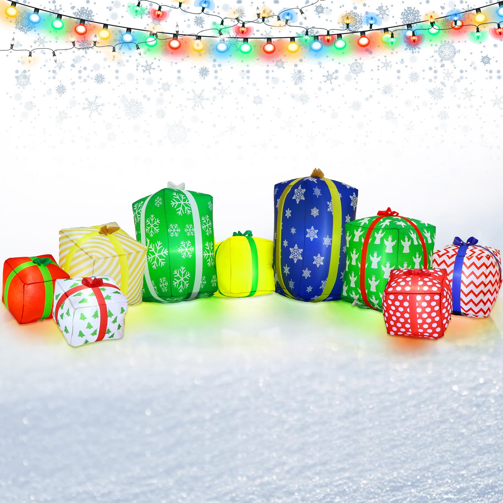 Y 1 Car Garage Door Christmas Banner - 71