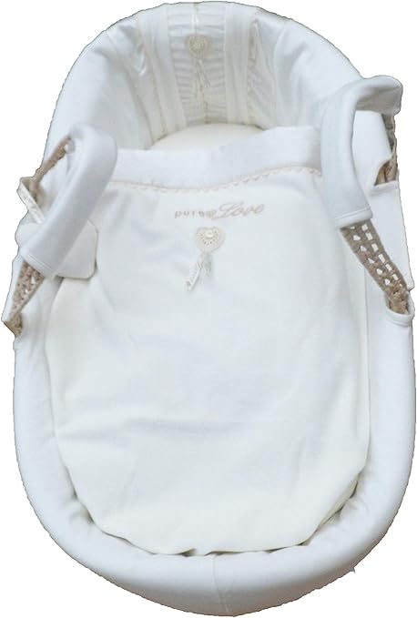clair de lune moses basket dressing set