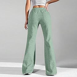 Flared Sweatpants Woman,Wide Leg Yoga