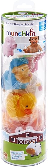 Munchkin Floating Farm Animal Themed Bath Toys Eight Pack view 3