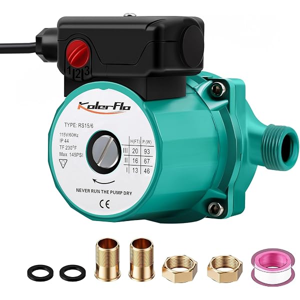 KOLERFLO Water Recirculating Pump 3/4 Inch Circulating Water Pump for Water  Heater System - Amazon.com