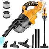 Cordless Vacuum Cleaner for De-Walt 20V Battery, Portable Handheld Electric Vacuum with 16000Pa Suction, 400W Powerful Motor,