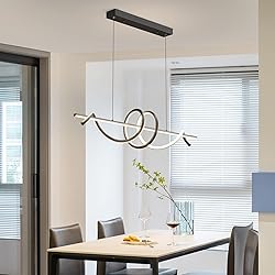 Modern Led Chandeliers for Dining Room, Dimmable