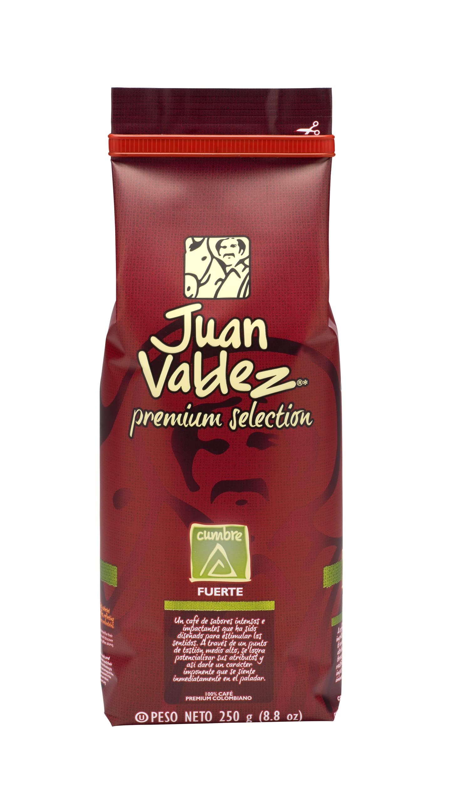Juan Valdez Coffee Intense Cumbre Medium-Dark Roast Ground Colombian Coffee  8.8 oz.- Buy Online in Dominica at dominica.desertcart.com. ProductId :  31052145.