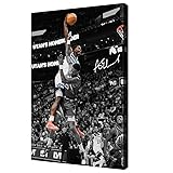 Basketball Superstar Anthony Edwards Signed Poster