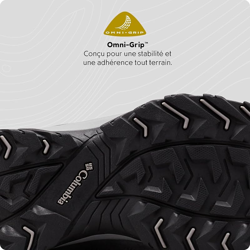 Crestwood Chaussures Basses De Randonnée Et Trekking Homme, Noir (Shark x Columbia Grey), 42 EU