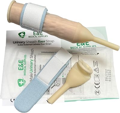 E&E Medical 5X External Catheter Men 30mm + Fixing Strap Latex