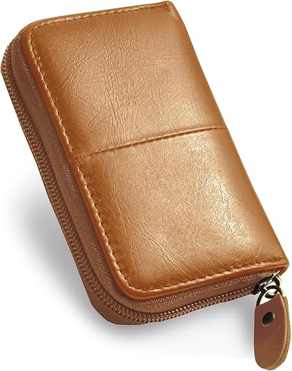 Amazon Litasia クレジットカードケース メンズ 本革 ヴィンテージ 仕上げ レザー じゃばら スキミング防止 全3色 キャメル Litasia クレジットカードケース