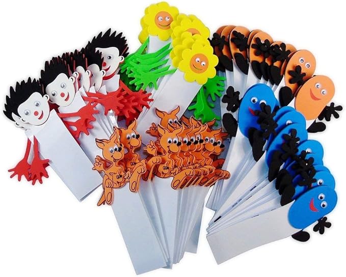 Bookmarks for Kids, Assorted Character BookmarksCute