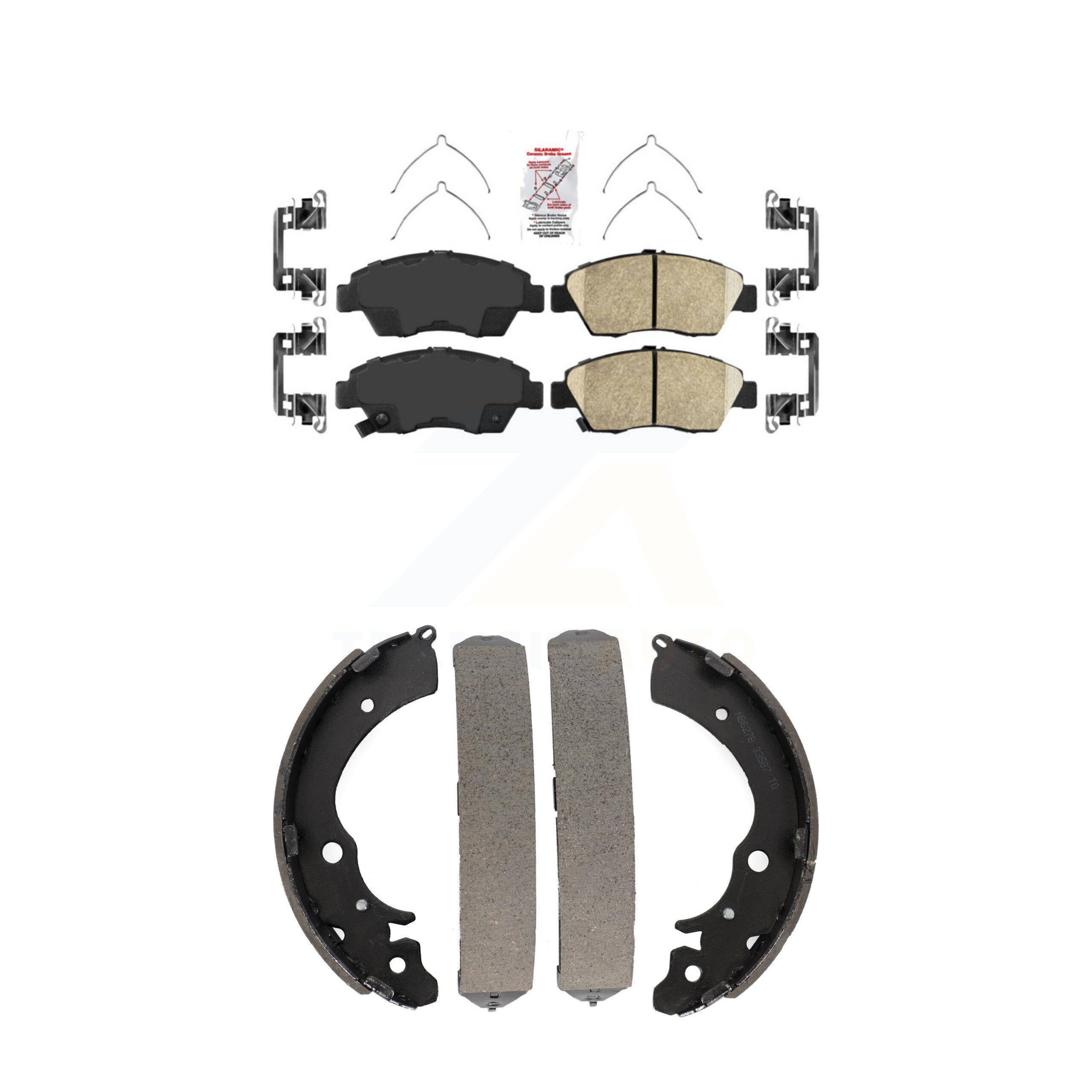 Transit Auto Front Rear Ceramic Disc Brake Pads Kit
