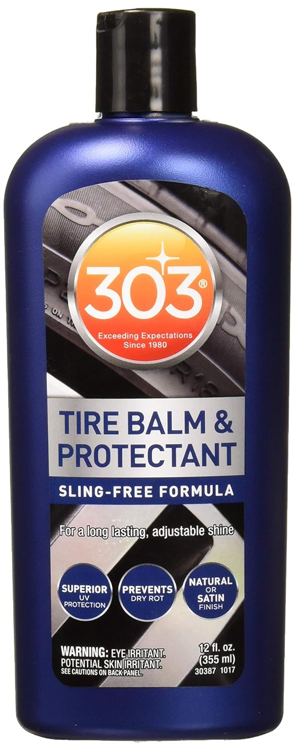 303 Tire Balm Tire shine with UV Protectant, No over spray, mess free