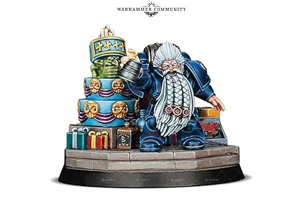 Games Workshop Dwarf Grombrindal40 Years Of White Dwarf Limited Ed. Figure