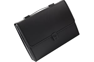 RSHuiOUXX 26 Grids Expanded File Folder Waterproof Document Organiser Paper Holder Office Storage Case Durability