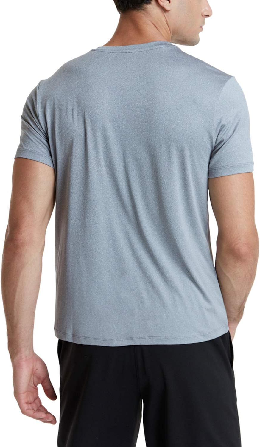 ATHLIO 2 or 3 Pack Men's Workout Running Shirts, Sun Protection Quick Dry Athletic Shirts, Short Sleeve Gym T-Shirts : Clothing