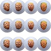 GBM Funny Trump Face Novelty Golf Balls 12-Pack - Funny Gifts for Golfers
