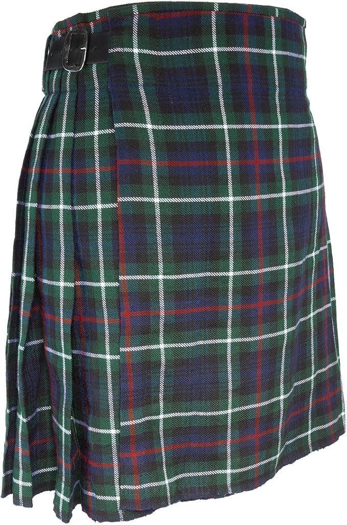 Kilt Tradizionale Scozzese Da Uomo 4 5 M Tartan Del Clan Mackenzie Green White Red 107 Cm 112 Cm Amazon It Abbigliamento