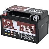 Battanux YTX7A-BS Battery &amp; Motorcycle Battery, Sealed SLA/AGM 12V7Ah ATV/UTV/Snowmoble/Motor bike Battery Maintenance Free &amp; No tools for installation &amp; Advanced Technology &amp; Environmental
