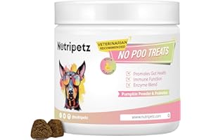 Nutripetz No Poo Chews for Dogs - Stool Eating Detterent - 120 Chews