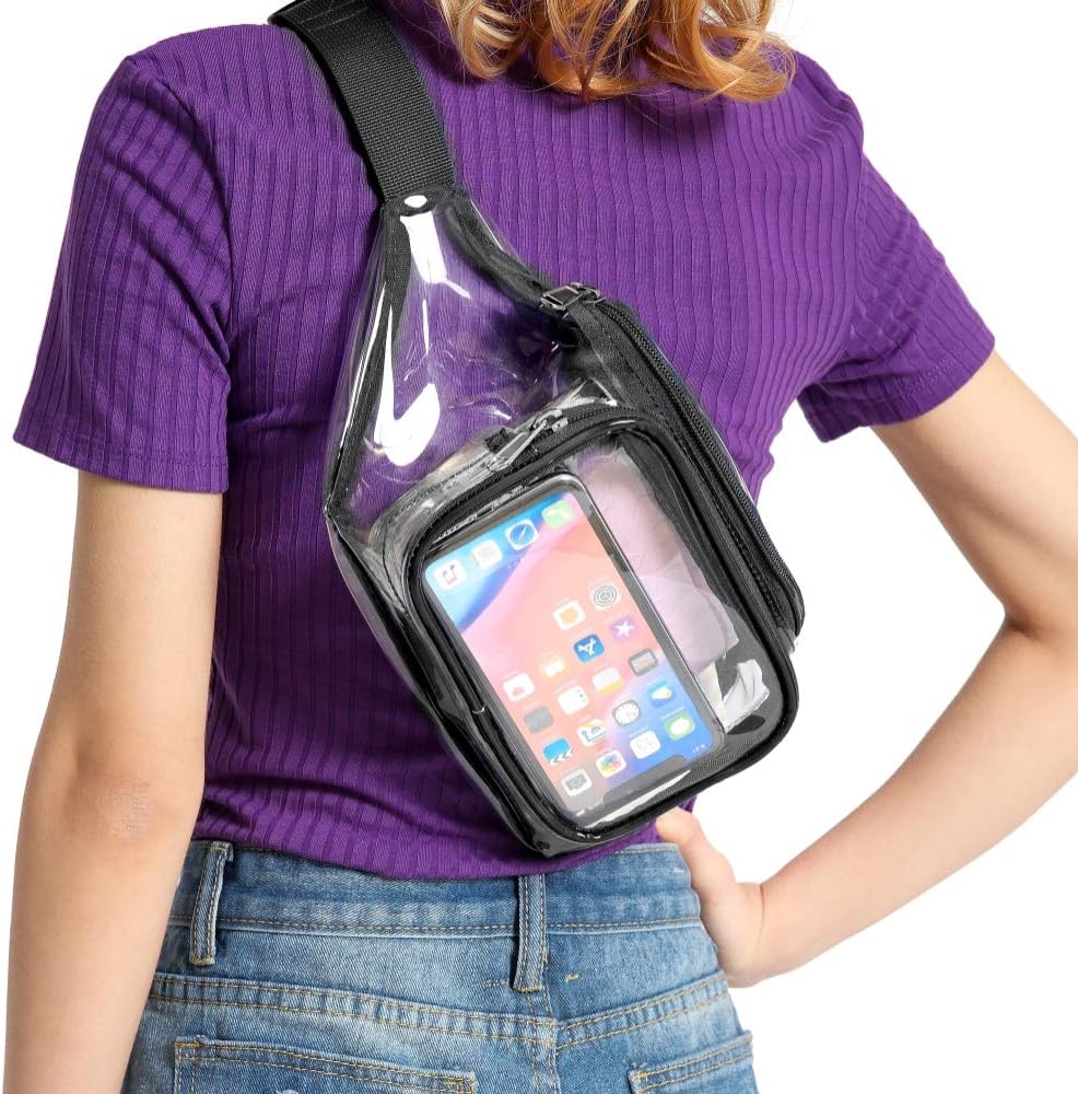 Clear Fanny Pack Stadium Approved, Ace Teah