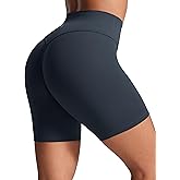 CRZ YOGA Secretsculpt Butterlift Biker Shorts 6"- No Front Seam High Waist Womens Workout Gym Booty Scrunch Butt