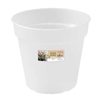 Elho Green Basics Orchidee 15 - Blumentopf - Transparent - Drinnen & Draußen - Ø 15 x H 13.8 cm