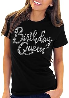 RhinestoneSashBirthday Queen Shirt Bedazzled - Womens Birthday Shirts - Birthday Gifts for Women