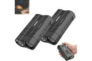 High-Brightness Pocket Dual-Module Outdoor Flashlight, High Lumens Dual Module Flashlight with Magnetic Base & USB-C Recharge