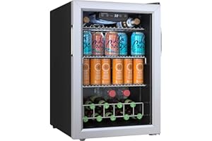 EdgeStar BWC91SS 17 Inch Wide 80 Can Capacity Extreme Cool Beverage Center
