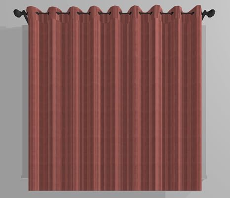 Made To Measure Stripe Pattern Eyelets Curtain With Standard