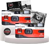 Clikoze Disposable Camera Bundle Swiss+Pro 27 Exposures with Tips Card (2 Pack)