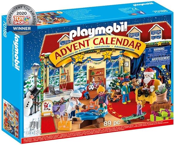 Playmobile Toy Christmas Bakery With Cookie Shapes Advent Calendar 