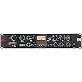 dbx DBX676FX Tube Mic PreAmp Channel Strip with Compressor, Limiter, and 3-Band Parametric EQ, VU Meter, XLR and ¼” inputs. Rack Mountable 2U. Black