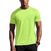 Zengjo Mens Athletic Shirts Short Sleeve Quick Dry Gym Workout Running Exercise T-Shirt Moisture Wikcing Sports Tee Top