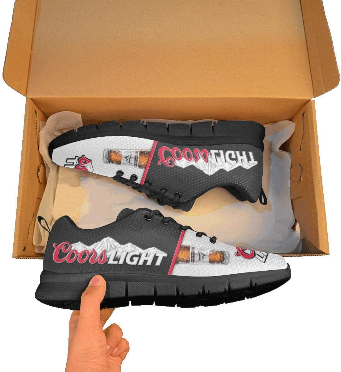 TeeKP Coors Light Breathable Sneaker Running Shoes Idea Gift for Who Love Coors Light