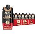 Optimum Nutrition Gold Standard Protein Shake, 24g Protein, Ready to Drink Protein Shakes, Gluten Free, Cafe Latte, 11 Fl Oz (Pack of 12)