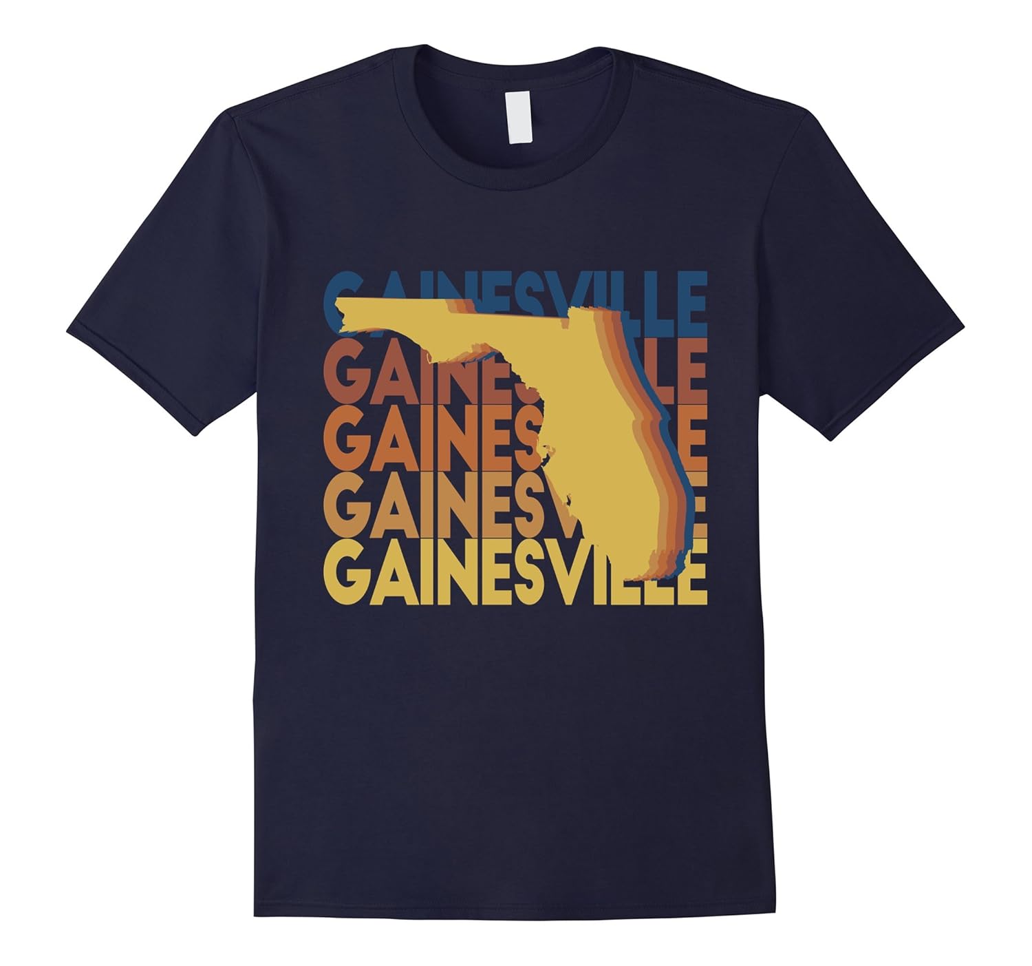 Gainesville Florida T Shirt Vintage Design