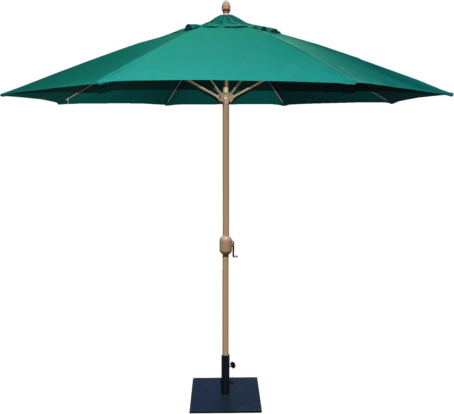 Amazon Com Tropishade 11 Sunbrella Patio Umbrella With Forest Green Cover 681hc52 Garden Outdoor