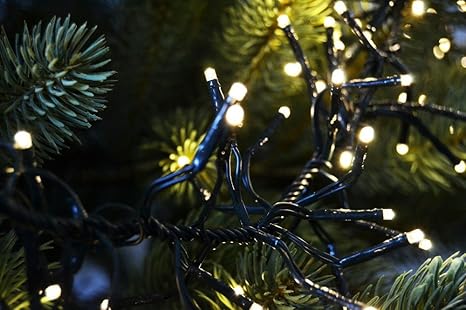 LED Büschel-Lichterkette 768 warmweisse