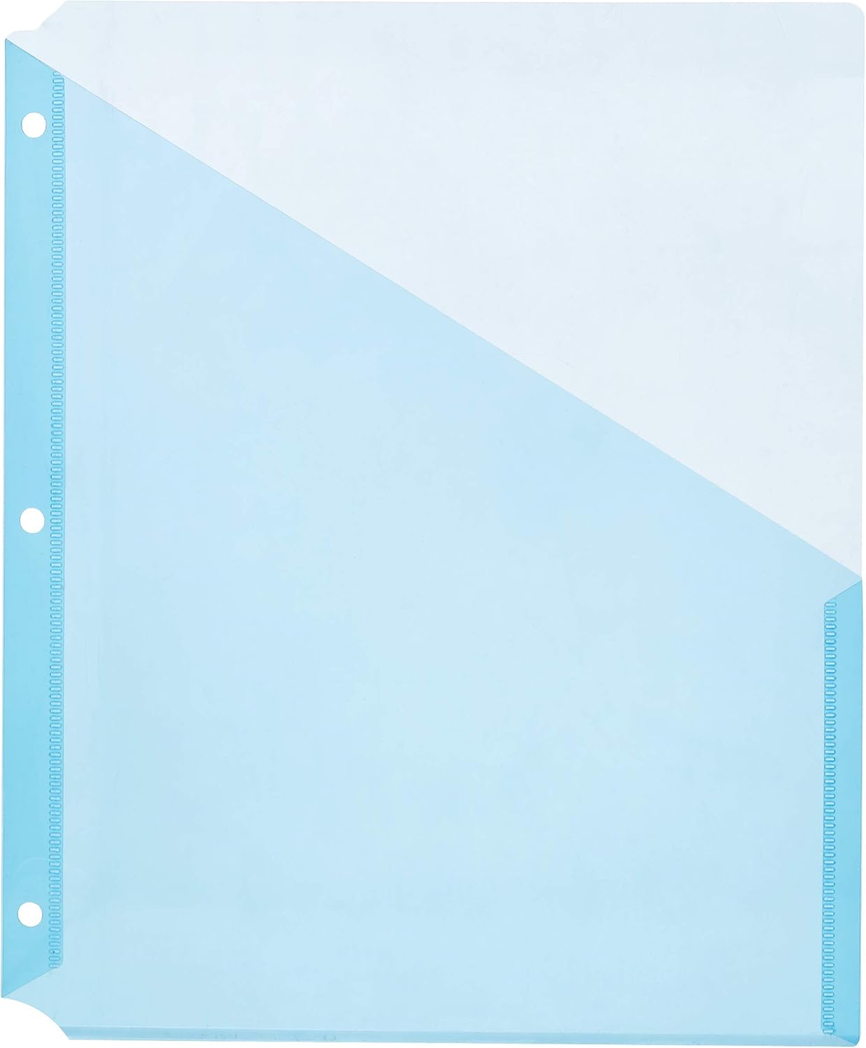 Basics Binder Organizer Poly Jacket, 3 Hole Punch, Assorted Colors, Pack of 25 : Office Products