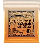 Ernie Ball Ukulele Ball End Nylon Strings, Clear (P02329)